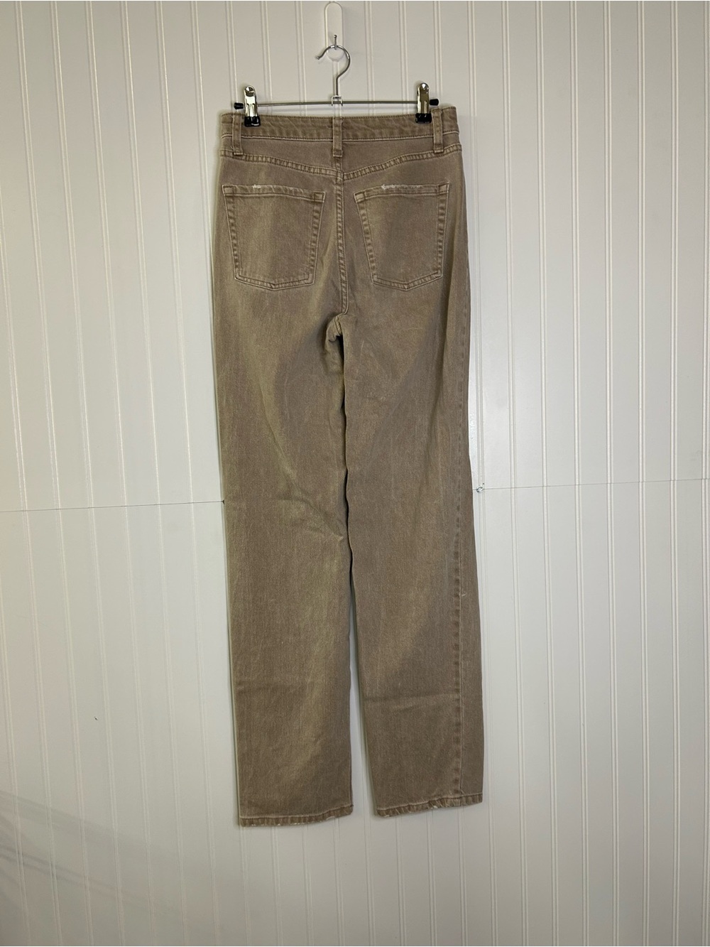 Wild Fable Button Fly Distressed Tan Pants Size 0 - Picture 7 of 11